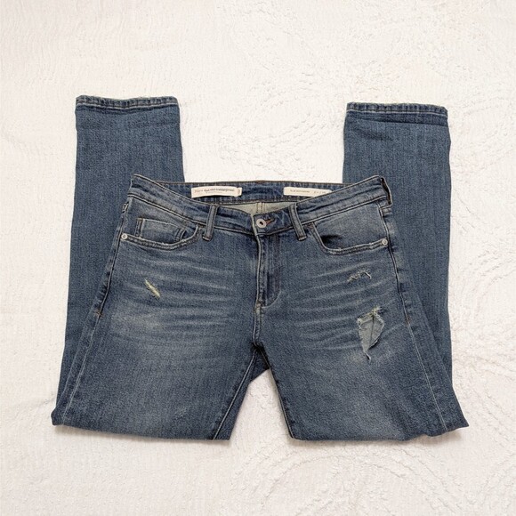 Pilcro and the Letterpress Anthropologie Women's Slim Distressed Size 28 Jeans - Picture 1 of 4